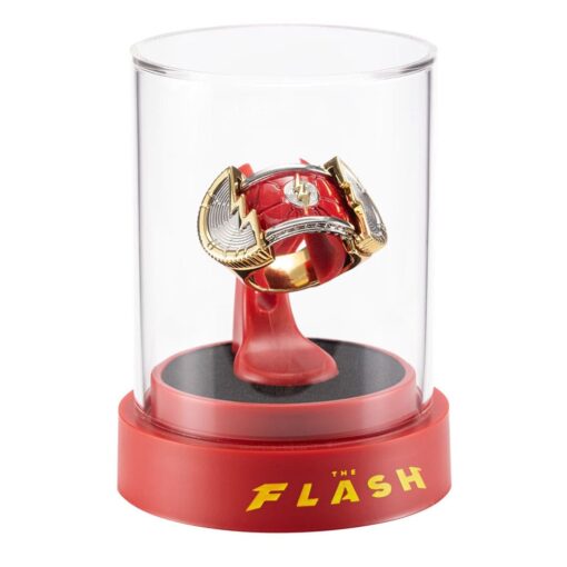 Dc Comics Replica Anello Flash Con Display Noble Collection