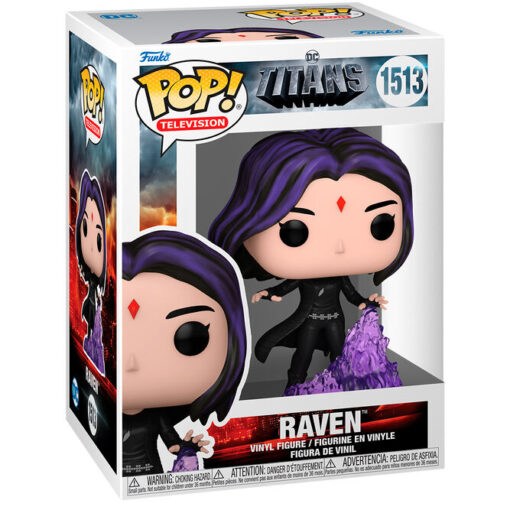 Dc Comics Titans Pop! Television Figure in Vinile Raven 9 Cm Funko