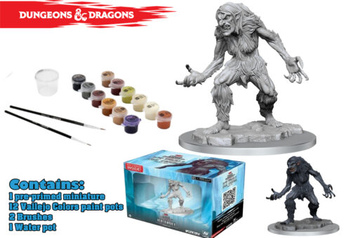 D&d Nolzur Miniature Paint Kit Ice Troll Miniature E Modellismo Wizkids