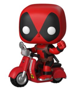 Deadpool Pop! Rides Vinile Figura Deadpool & Scooter 9 Cm Funko