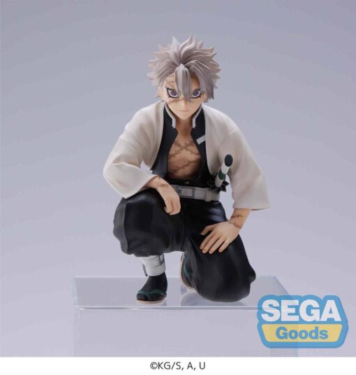 Demon Slayer: Kimetsu No Yaiba Pm Perching Pvc Statua Sanemi Shinazugawa (hashira Meeting) 11 Cm Sega