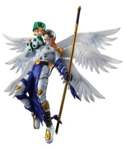 Digimon Adventure G.e.m. Series Pvc Statua Angemon & Takaishi Takeru 22 Cm Megahouse