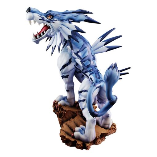 Digimon Adventure Precious G.e.m. Series Pvc Statua Garurumon Battle Ver. 28 Cm Megahouse