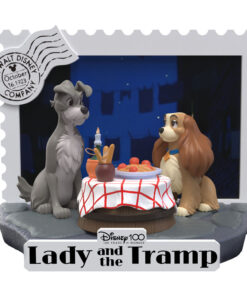 Disney 100th Anniversary D-stage Pvc Diorama Lady E The Tramp 12 Cm Beast Kingdom Toys