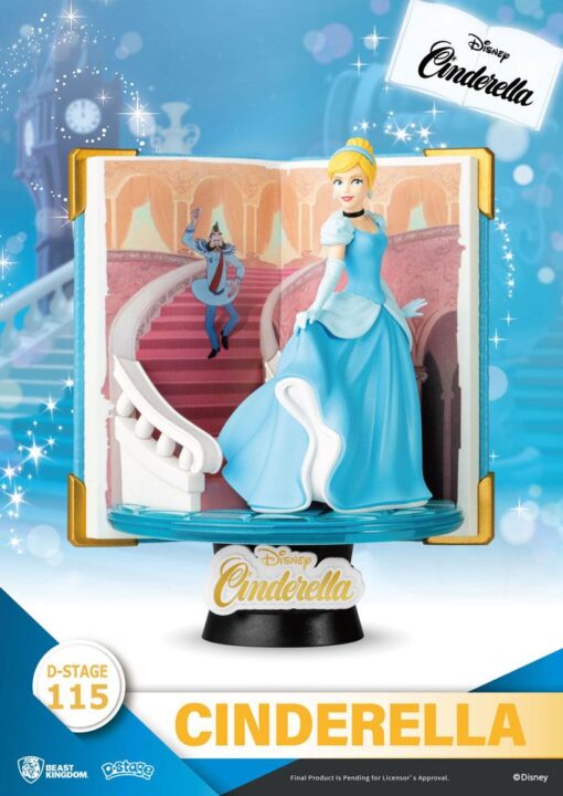 Disney Book Series D-Stage PVC Diorama Cinderella 13 Cm Beast Kingdom Toys