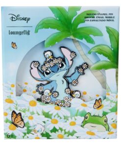 Disney By Loungefly Enamel 3" Pins Lilo E Stitch Springtime 3" Da Collezionebox  Loungefly