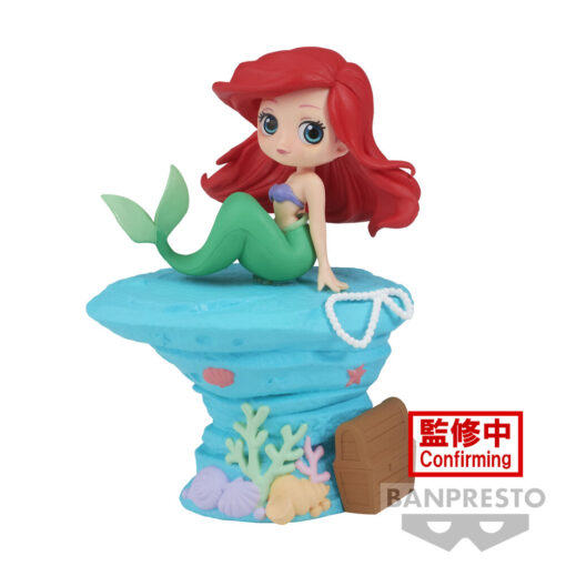 Disney Characters La Sirenetta Ariel Ver. A Q Posket Figura 9cm Banpresto