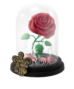 Disney La Bella E La Bestia Rosa Incantata Statua 12cm Abystyle