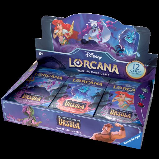 Disney Lorcana Il Ritorno di Ursula Booster Box 24 Buste (ITA) Ravensburger