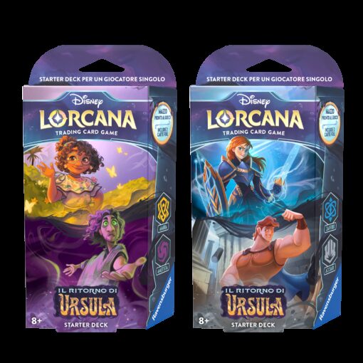 Disney Lorcana Il Ritorno di Ursula Starter Deck Bundle (ITA) Ravensburger