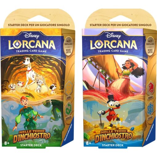 Disney Lorcana Nelle Terre d'Inchiostro Starter Deck Bundle (ITA) Ravensburger