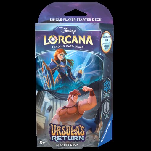 Disney Lorcana - Ursula's Return Starter Deck Sapphire/Steel ENG Ravensburger