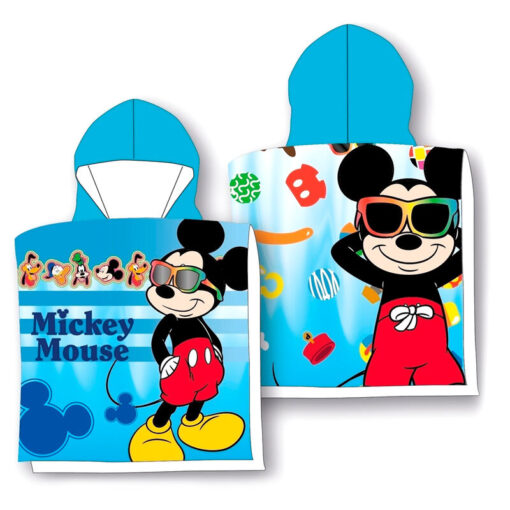 Disney Mickey Cotone Poncho Asciugamano Disney