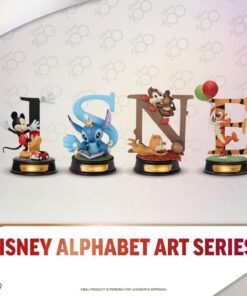 Disney Mini Diorama Stage Statuas 6-pack 100 Years Of Wonder-disney Alphabet Art 10 Cm Beast Kingdom Toys