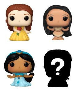 Disney Princesses Bitty Pop! Vinile Figura 4-pack Belle 2