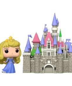 Disney: Ultimate Princess Pop! Town Vinile Figura Aurora & Castle (la Bella Addormentata) 9 Cm Funko