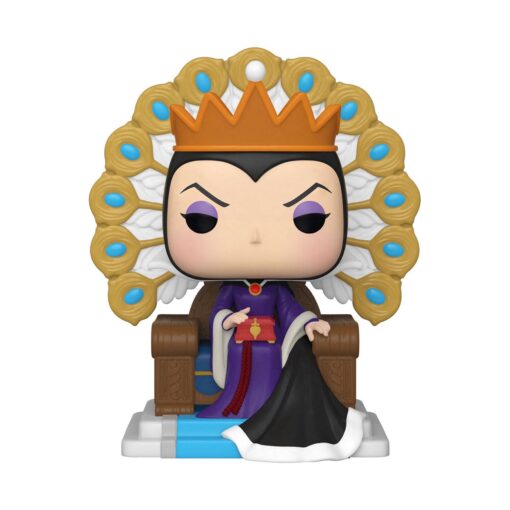 Disney Villains Funko Pop! Deluxe Vinile Figura Regina Cattiva sul Trono 9 Cm