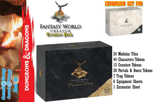 DM VAULT FANTASY WORLD CREATOR TREASURE PACK ACCESSORI