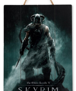 Doctor Da Collezioneskyrim Dragonborn In Legno Poster Poster