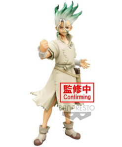 Dr. Stone Stone World Senku Ishigami Figura 18cm Banpresto