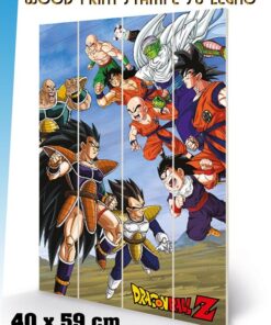 DRAGON BALL BATTLE CLASH WOOD PRINT STAMPA SU LEGNO PYRAMID INTERNATIONAL