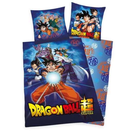 Dragon Ball Super Set Copripiumino Letto  135 x 200 cm Federa 80 x 80 cm