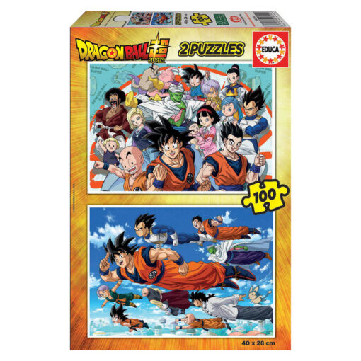 Dragon Ball Puzzle 2x100 Pezzi Educa Borras