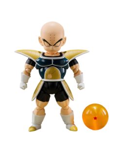 Dragon Ball Z S.h. Figuarts Figura Krillin vestitio da Battaglia 11 Cm Bandai