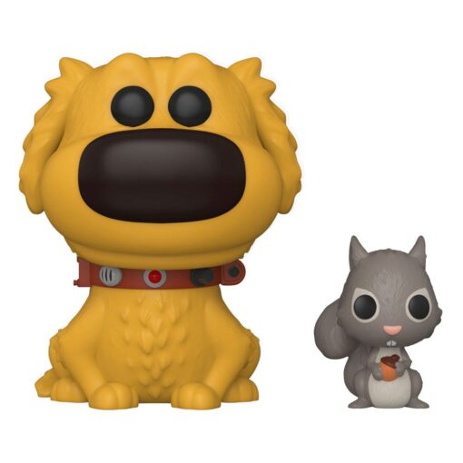 Dug Days Pop & Buddy Disney Vinile Figura Dug W/squirrel 9 Cm Funko