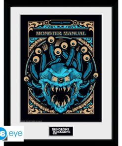 DUNGEONS & DRAGONS - Framed print "Monster Manual" (30x40)