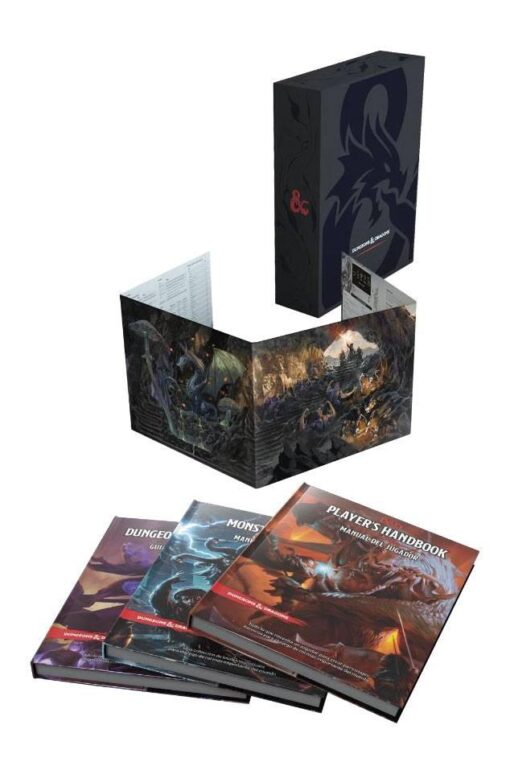 Dungeons & Dragons Rpg Core Rulebooks Regalo Set Spagnolo Wizards Of The Coast