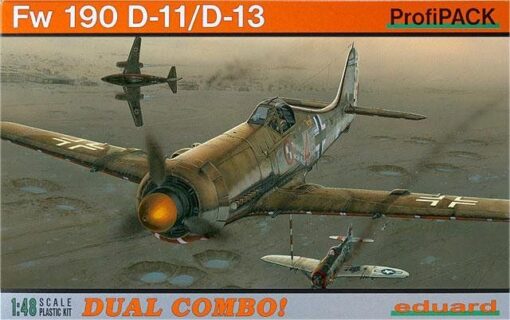 EDUARD 8185 FW190 D-11/D-13 DUAL COMBO KIT PLASTICA 1:48 Modellino