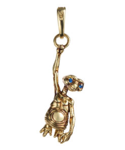 E.t. The Extra-terrestrial Braccialetto Ciondolo Lumos E.t. (gold Plated) Noble Collection