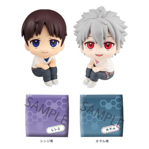 Evangelion: 3.0+1.0 Thrice Upon A Time Look Up Pvc Statuas Shinji Ikari & Kaworu Nagisa Limited Ver. 11 Cm Megahouse