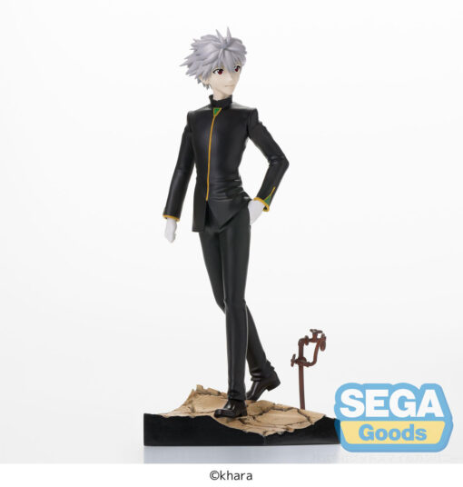 Evangelion: 3.0+1.0 Thrice Upon A Time Spm Vignetteum Pvc Statua Kaworu Nagisa Commander Suit Ver. 19 Cm Sega