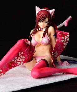 Fairy Tail Statua 1/6 Erza Scarlet - Cherry Blossom Cat Gravure_style 13 Cm Orca Toys