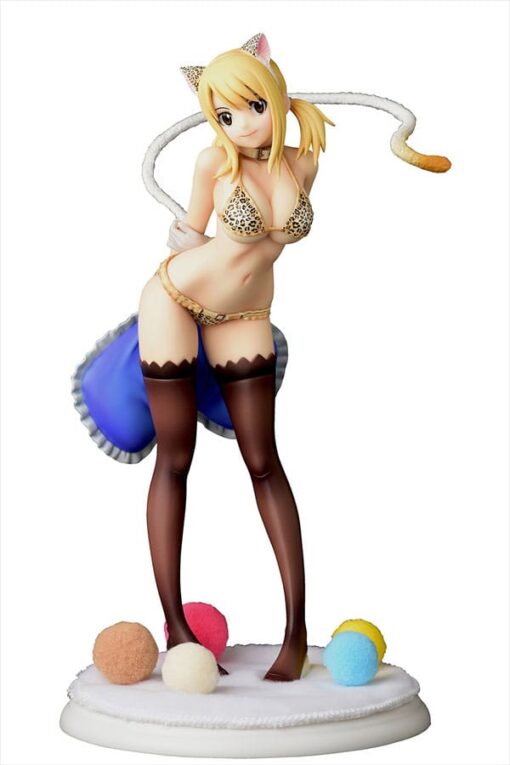 Fairy Tail Statua 1/6 Lucy Heartfilia - Leopard Print Cat Gravure_style 25 Cm Orca Toys