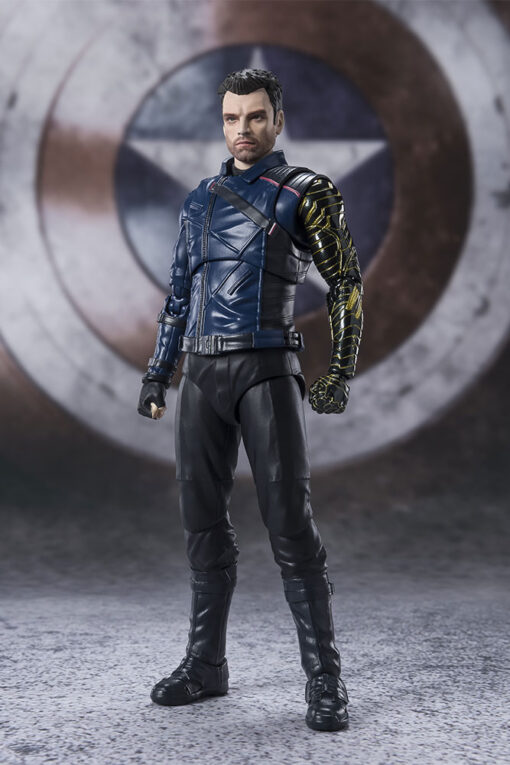 Falcon E Winter Soldier Bucky Barnes Action Figura Bandai