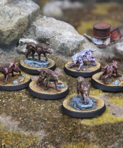 FALLOUT WW CREATURES MONGREL SCAVENGING Miniature E Modellismo Modiphius