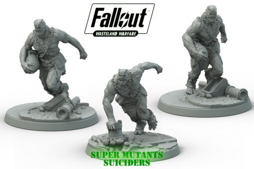 FALLOUT WW SUPER MUTANTS SUICIDERS GIOCO DA TAVOLO MODIPHIUS