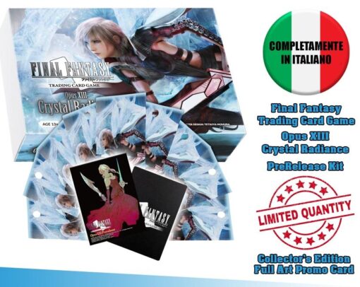 FFTCG OPUS XIII PRE RELEASE KIT GIOCO DA TAVOLO SQUARE ENIX