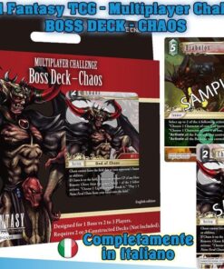 Final Fantasy FFTCG Box 6 Multiplayer Challenge Boss Deck Chaos Square Enix