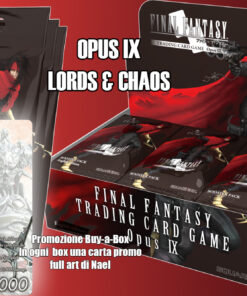 Final Fantasy FFTCG Opus IX Lords and Chaos Booster Box Italiano Square Enix