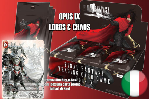 Final Fantasy FFTCG Opus IX Lords and Chaos Booster Box Italiano Square Enix