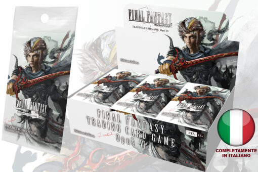 Final Fantasy FFTCG OPUS VI Booster Box 36 Bustine Italiano Square Enix