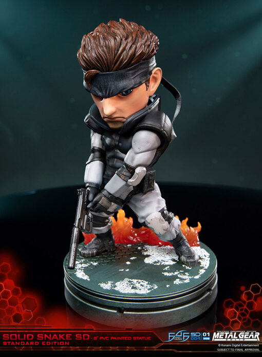 FIRST4FIGURES MGS SOLID SNAKE SUPERDEFORMED ST STATUA