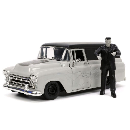 Frankenstein Chevy Suburban Delivery 1957 Car + Figura Set Jada Toys