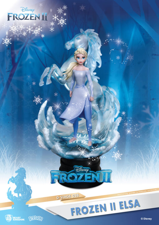 Frozen II Disney Statua Elsa D-Stage Diorama Figura 16 cm Beast Kingdom