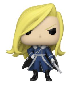 Fullmetal Alchemist Brotherhood Pop! Animation Vinile Figura Olivier Armstrong Con Sword 9 Cm Funko