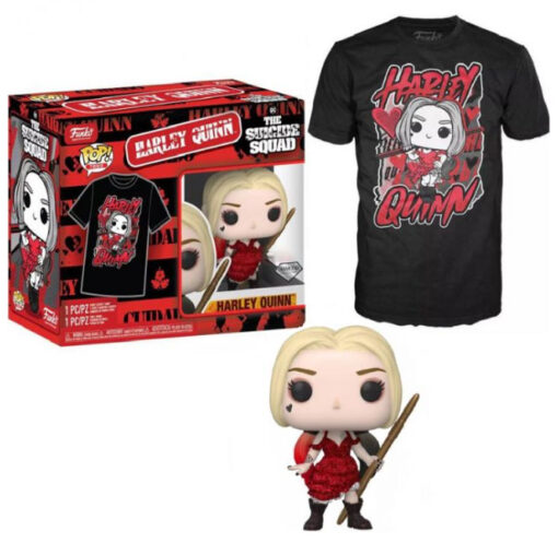 FUNKO TEE+POP HARLEY QUINN S DC COMICS - FUNKO